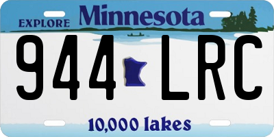 MN license plate 944LRC