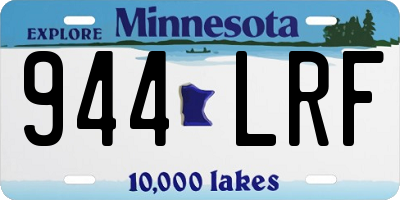 MN license plate 944LRF