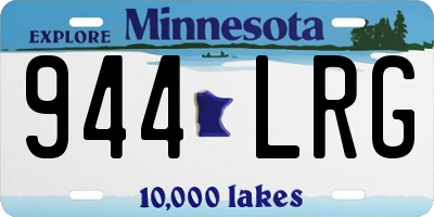 MN license plate 944LRG