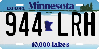 MN license plate 944LRH