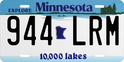 MN license plate 944LRM