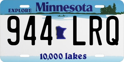 MN license plate 944LRQ
