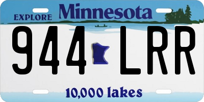 MN license plate 944LRR