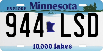 MN license plate 944LSD