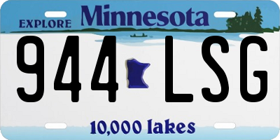 MN license plate 944LSG