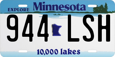 MN license plate 944LSH
