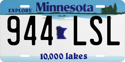 MN license plate 944LSL