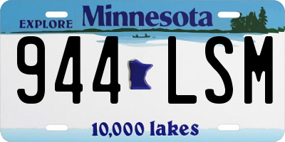 MN license plate 944LSM