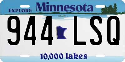 MN license plate 944LSQ