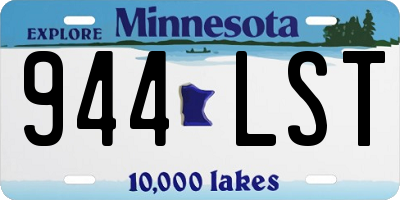 MN license plate 944LST