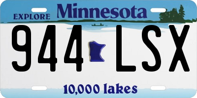MN license plate 944LSX