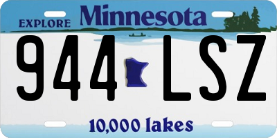 MN license plate 944LSZ