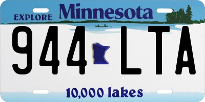 MN license plate 944LTA