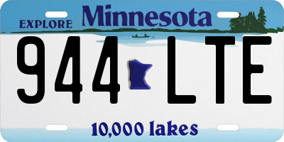 MN license plate 944LTE