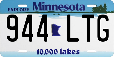 MN license plate 944LTG