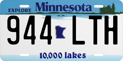 MN license plate 944LTH
