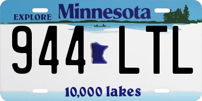 MN license plate 944LTL