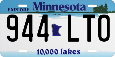 MN license plate 944LTO