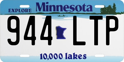 MN license plate 944LTP
