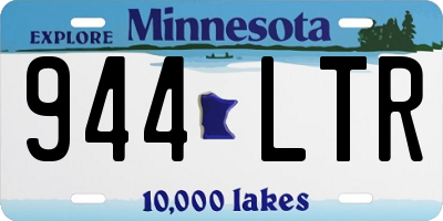 MN license plate 944LTR