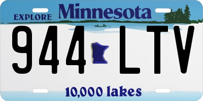 MN license plate 944LTV