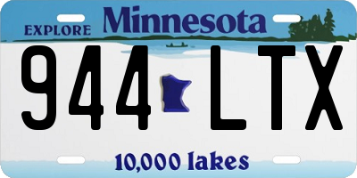MN license plate 944LTX