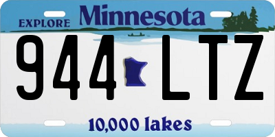 MN license plate 944LTZ