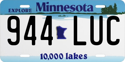 MN license plate 944LUC