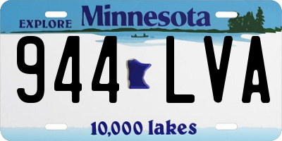 MN license plate 944LVA