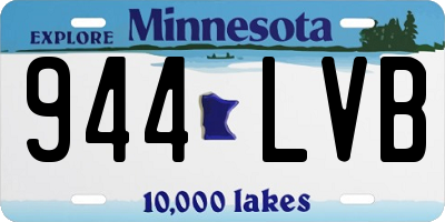 MN license plate 944LVB