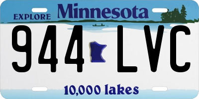 MN license plate 944LVC