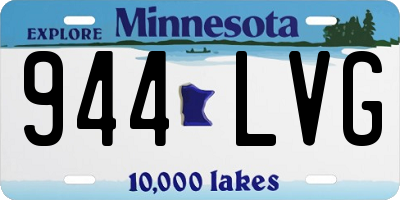MN license plate 944LVG