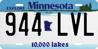 MN license plate 944LVL