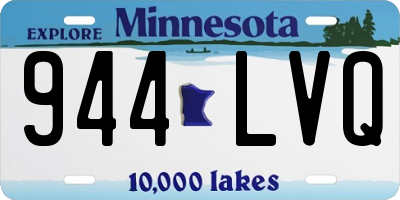 MN license plate 944LVQ