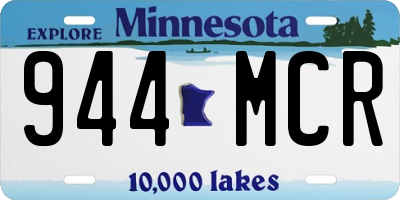MN license plate 944MCR