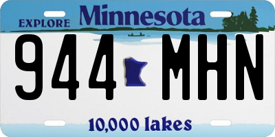 MN license plate 944MHN