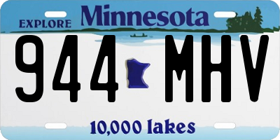 MN license plate 944MHV