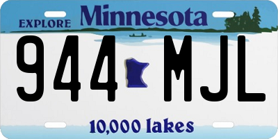 MN license plate 944MJL