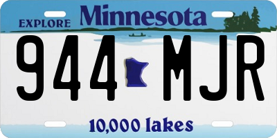 MN license plate 944MJR