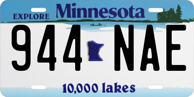 MN license plate 944NAE