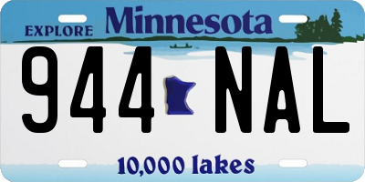 MN license plate 944NAL