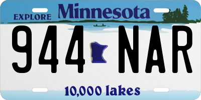 MN license plate 944NAR