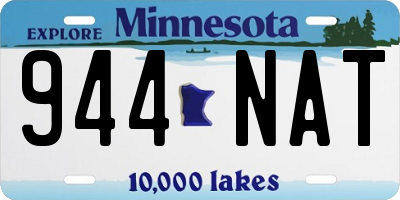 MN license plate 944NAT