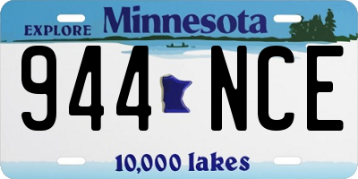 MN license plate 944NCE