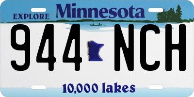 MN license plate 944NCH