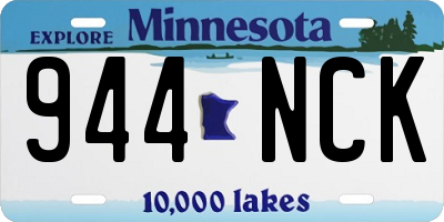 MN license plate 944NCK