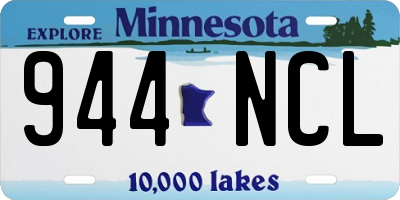 MN license plate 944NCL