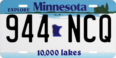 MN license plate 944NCQ