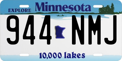 MN license plate 944NMJ