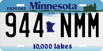 MN license plate 944NMM